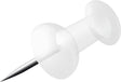 Alco al-663-22 pushpins doosje a 100 stuks transparant