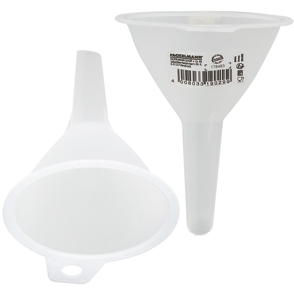 Fackelmann transparante trechter 10 cm pp