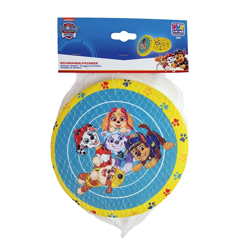 Paw Patrol Sponge Frisbee 19 cm gulblå