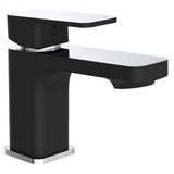 Schütte Schütte Washbasin je mešal Madasgaskar Chrome -Colored in Matte Black