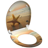 Schütte Schütte Toilet Seat avec Soft-Close Sea Star Duroplast with Print