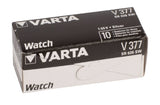 Varta V377 Knoop Cell Battery Silber