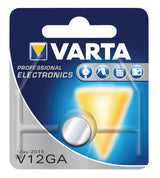 Varta knoopcel batterij dun v12ga lr43