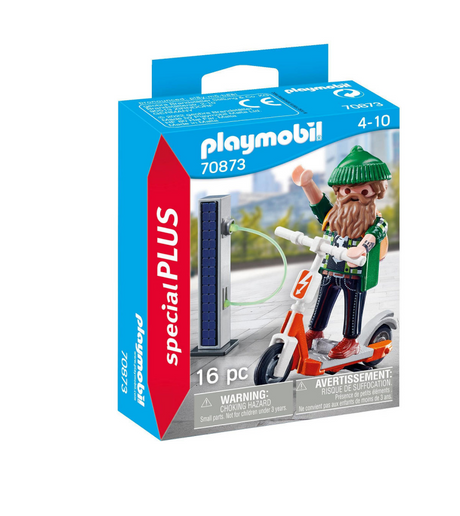 Playmobil specials hipster met e-scooter - 70873