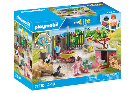 Playmobil my life kleine kippenboerderij in de tuin