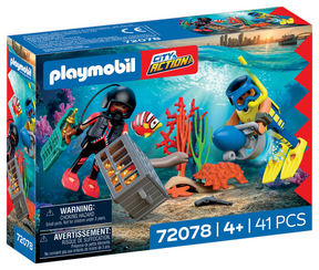 Playmobil city action politieduiker met schat
