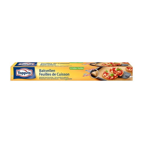 Toppits bakpapiervellen 42x38cm - 16 stuks