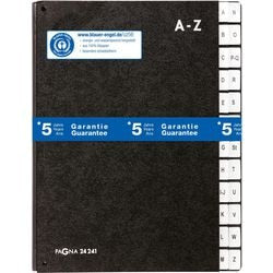 Sorteermap pagna zwart a4
