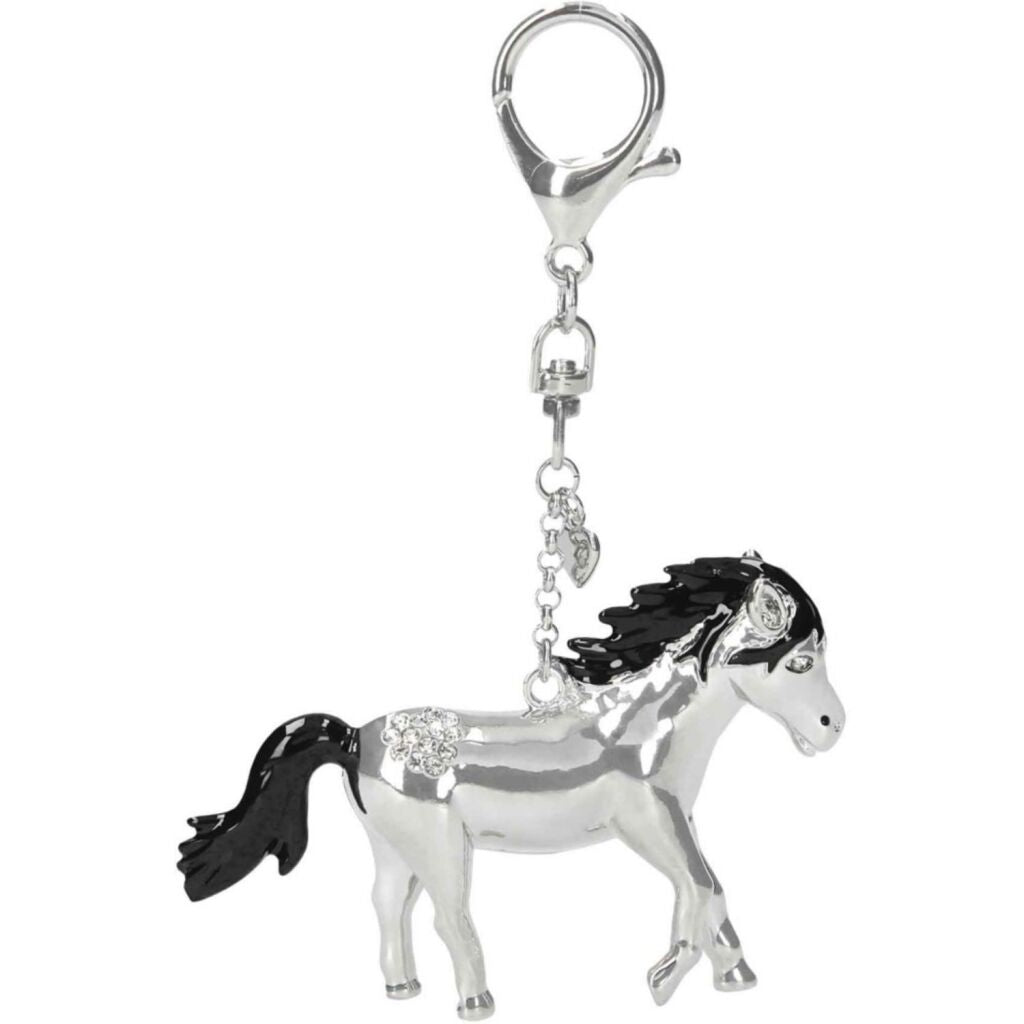 Basic Horses Dreams Keychain Silver