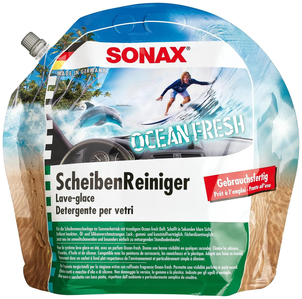 Sonax vensterreiniger window cleaner 3 l ocean-fresh