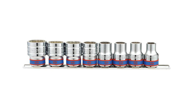 King tony socket set 1 2 8cz. kort 12k. 10, 12, 13, 14, 17, 19, 21, 22mm.