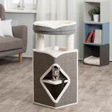 Trixie Trixie Cat Tower Arma Gris azul y blanco