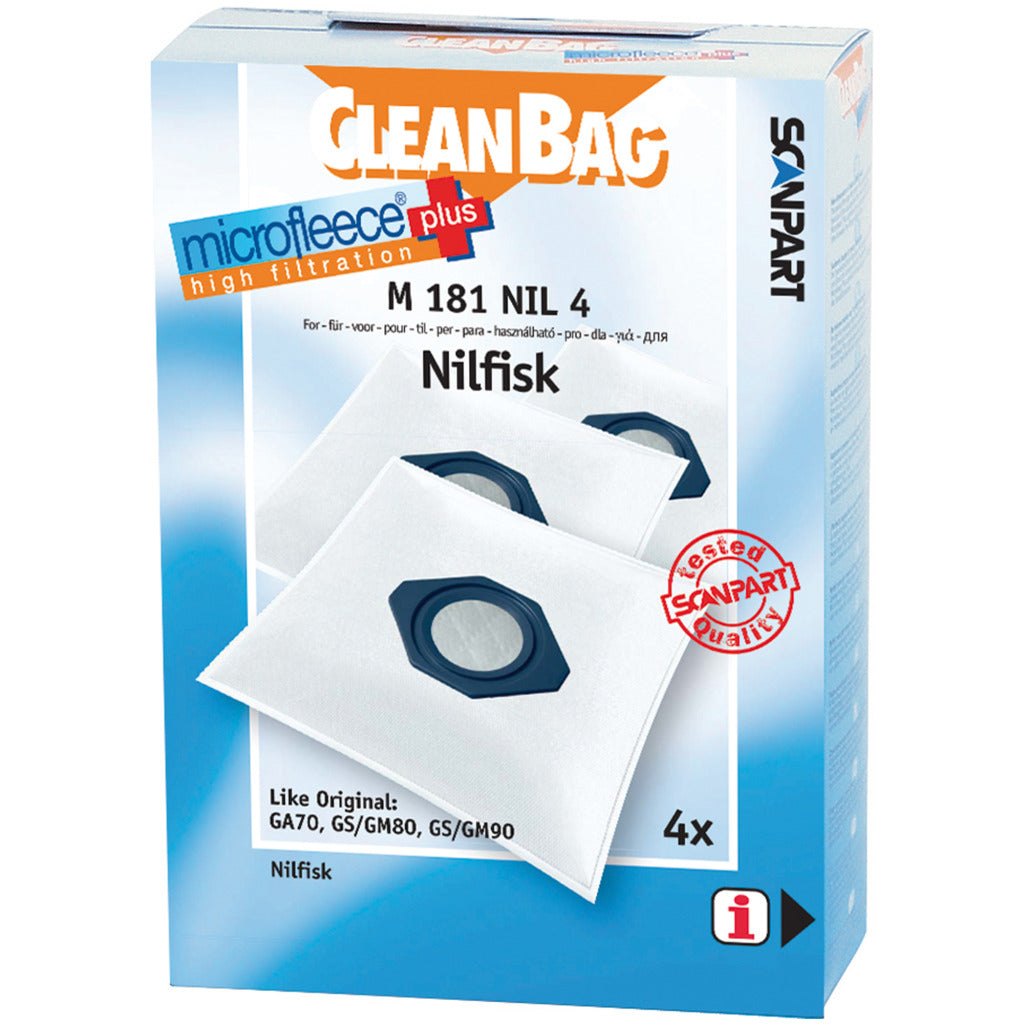 Scanpart Scanpart Microfleece+ dust bag Nilfisk GA70-GS80-90