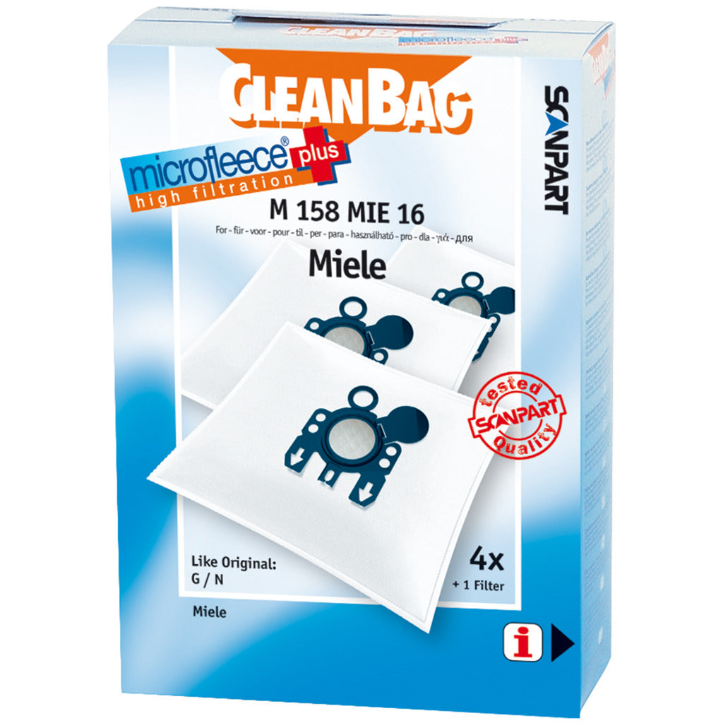 ScanPart M158Mie16 Microphleese Dust Bag Miele G N Micro en micro en micro a