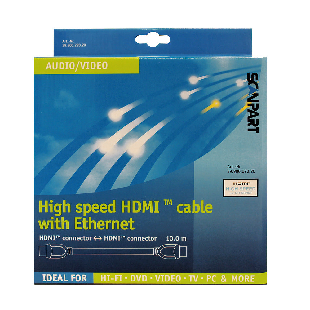 Scanpart Scanpart HDMI Cable High Speed ​​and Ethernet 10m