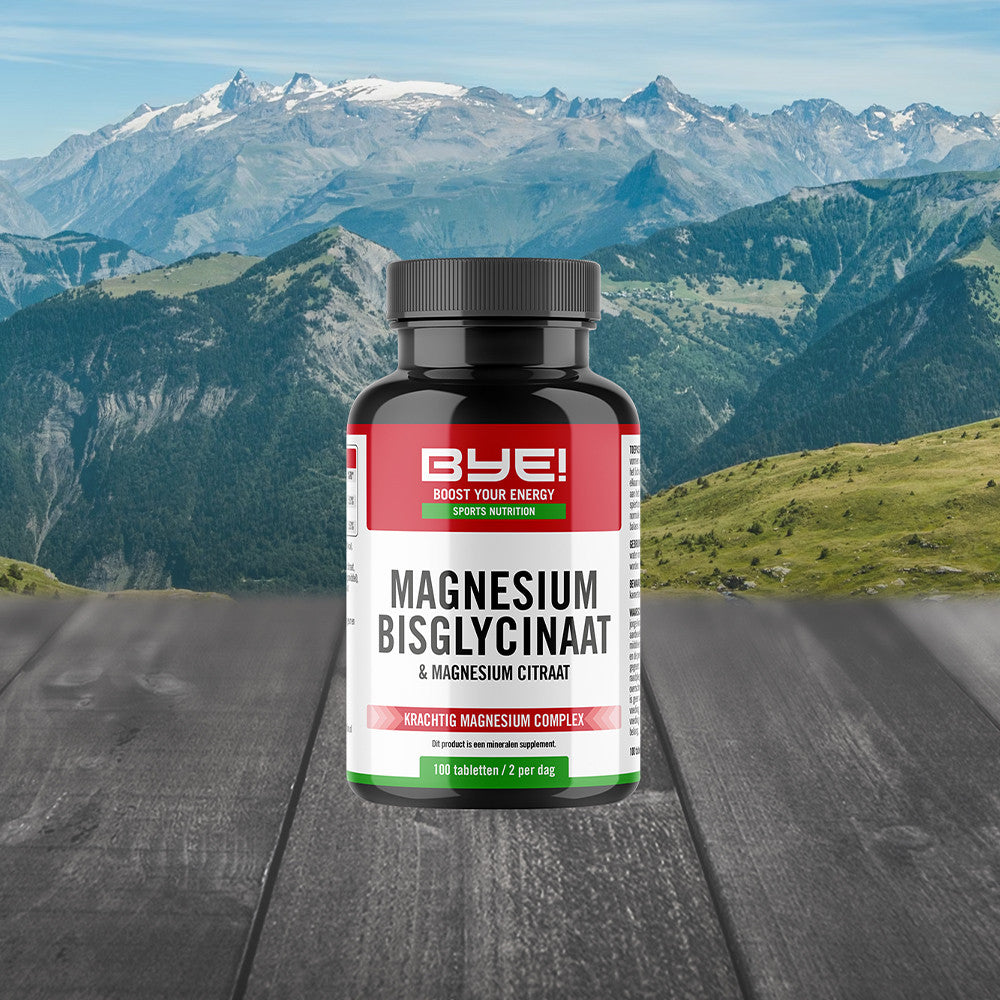 Au revoir! Magnésium bisglycinate de magnésium citrate 100 capsules