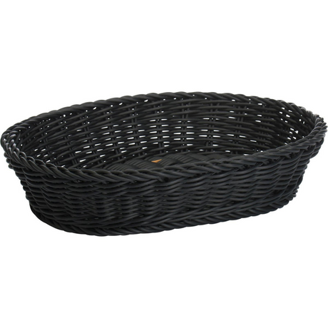 Westmark saleen broodmand ovaal zwart 32x23x7cm - kunststof design.