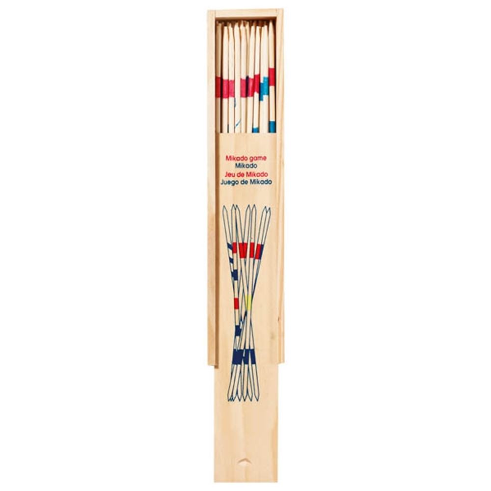 Mikado spel in houten kistje, klein. 18