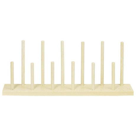 Houten display voor vingerpoppetjes. 40x