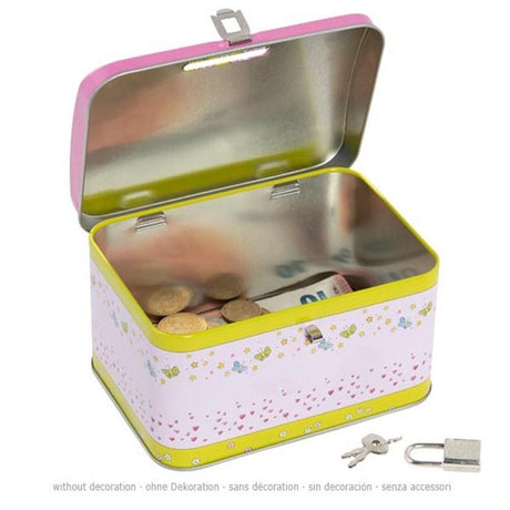 Spaarpot piraat en prinses. 14,2x10x8,8 | 2 stuks