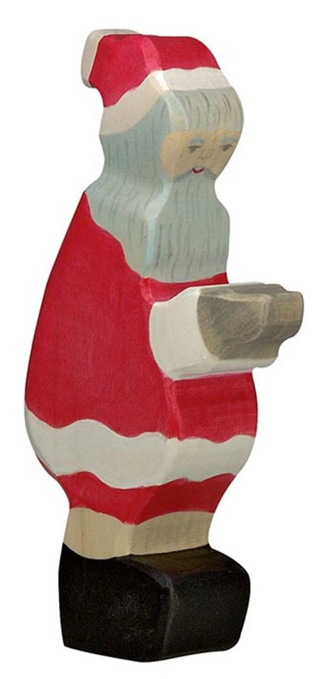 Holztiger kerstman. 8,5 cm.