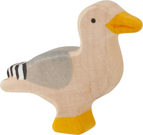 Holztiger zeemeeuw. 5,6 cm.