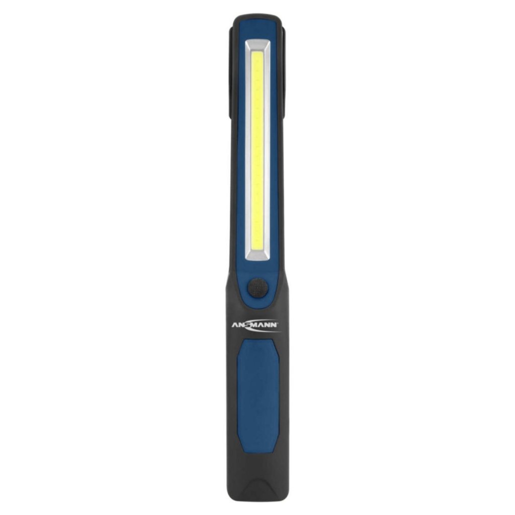 Ansmann wl250b slim cob-led lamp zwart blauw
