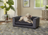 Verzaubertes Haustier Enchanted Hundekorb Sofa Keks dunkelgrau