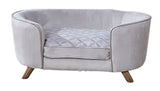 Enchanted pet Enchanted hondenmand sofa quicksilver zilverkleurig