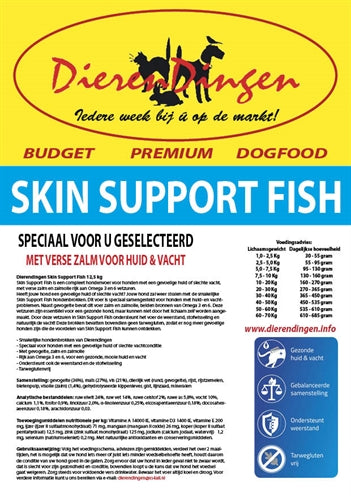 Budget Premium Dogfood Skin Support Fish