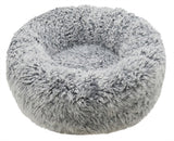 Panier de chien en palissandre Silver Fluff Grey