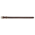 Trixie halsband hond rustic vetleer donkerbruin
