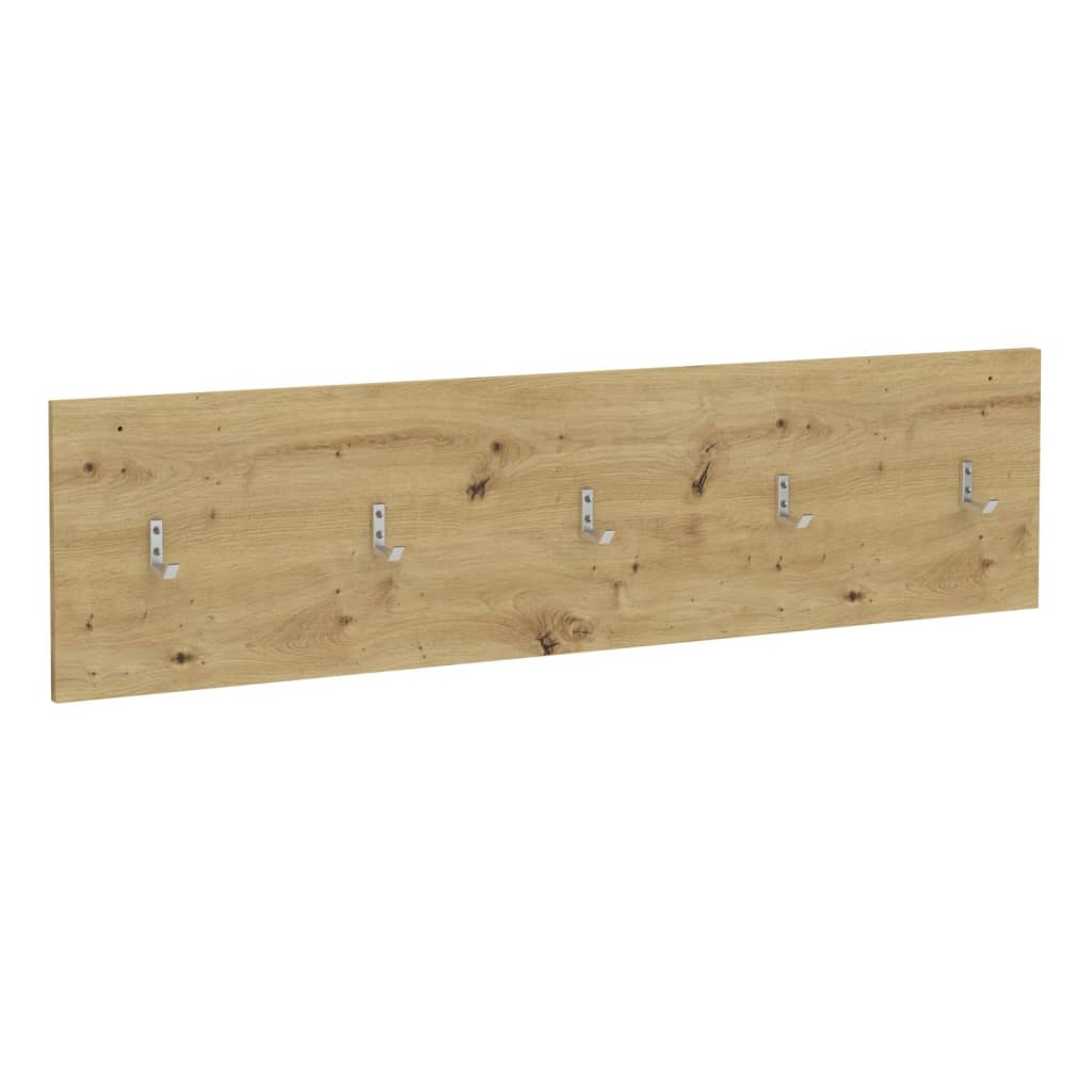 FMD FMD Wall coat rack 108.9x1.5x28.1 cm Artisan oak colored