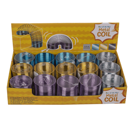 Dsp metalen mini spiraal, ca. 5,8 cm. 4 | 15 stuks