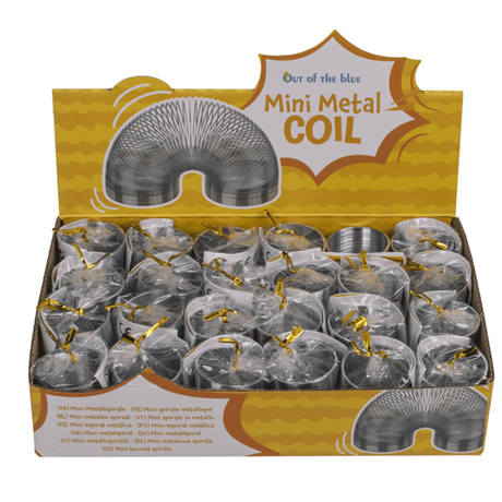 Dsp metalen mini spiraal, ca. 3,5 cm. 24 | 24 stuks