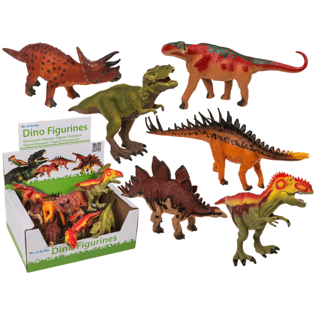 Dsp dinosaurus, ca 20 cm. 6 ass.12 stuks | 12 stuks