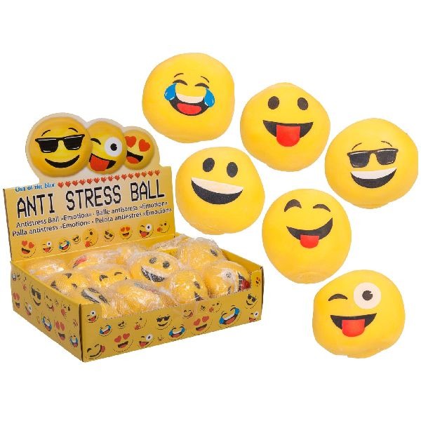 Bola de estrés de emoticón básico