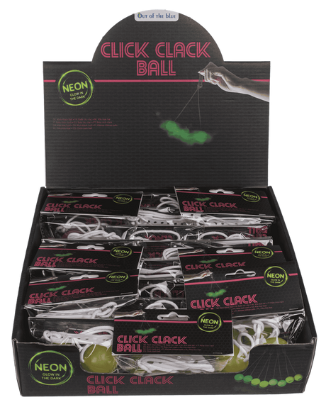 Dsp. klick-klack bal. glow in the dark.