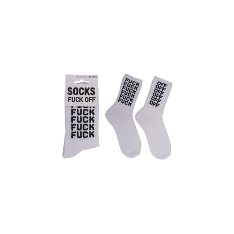 Ootb sportsokken f*ck off maat 38-42 70% katoen, 25% polyamide, 5% elasthan