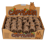 Sleutelhanger capybara. 10 cm. 2 a 24 st