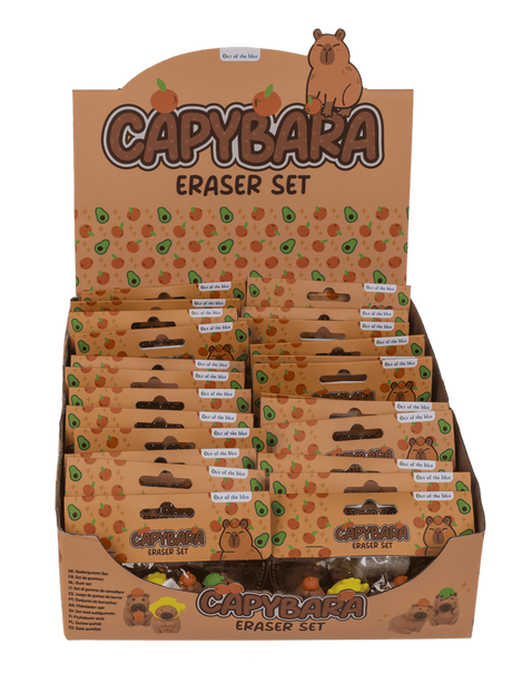 Dsp gummen capybara. 4 ass. 24 stuks in