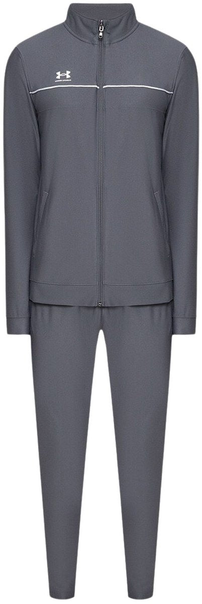 Under armour ua m challenger tracksuit-gry heren trainingspak - castlerock - wit