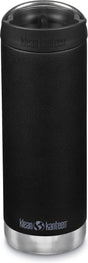 Klean kanteen rvs thermosfles tk wide 473ml (w cafe cap) - shale black - koffiebeker