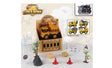 Constructie bouwplaatsset 12-delig 4 assorti pull-back 20x13x6cm