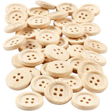 Creativ company http: www.cchobby.nl houten-knopen-d-18-mm-4-gaten-40-stuk-1-doos