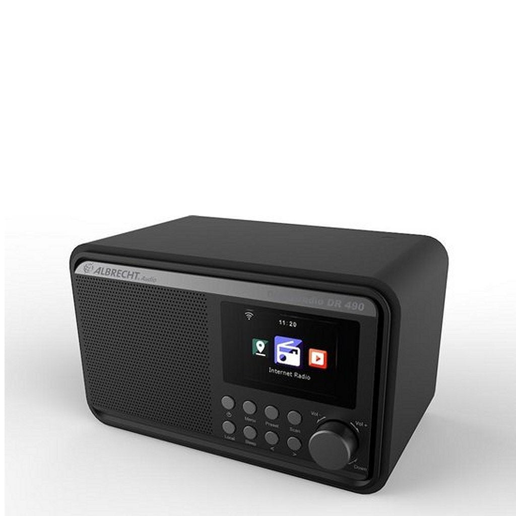 Basic Albrecht 490 DAB+ Hybrideradio Zwart