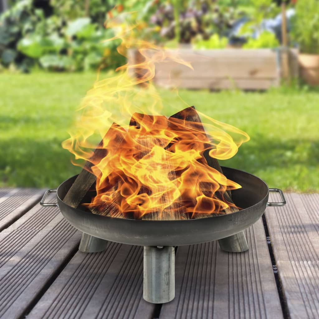 Živjo hi Fire Bowl Rondo prenosni 59x36 cm siva