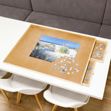 Hi Hi Puzzle table with 4 drawers 90x67x4.5 cm wood