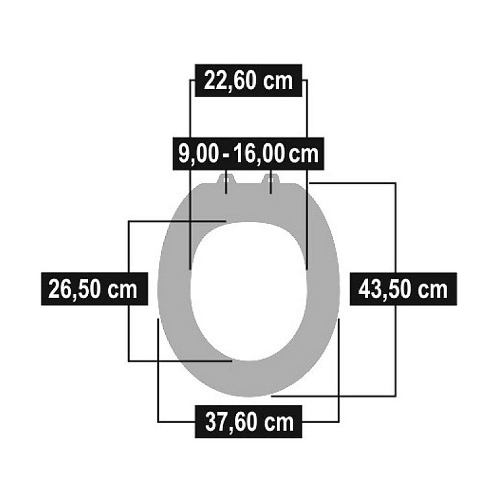 Cornat Cornat KSDSC534 Ślimak drewniane okulary WC Softclose 90-160 mm