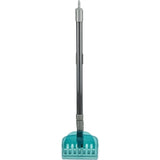 Trixie vuilblik met hark grijs blauw